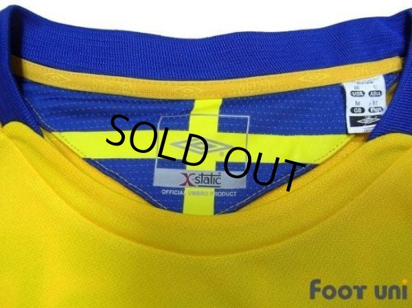 Photo5: Sweden 2006 Home Shirt #11 Larsson FIFA World Cup 2006 Germany Patch/Badge (5)