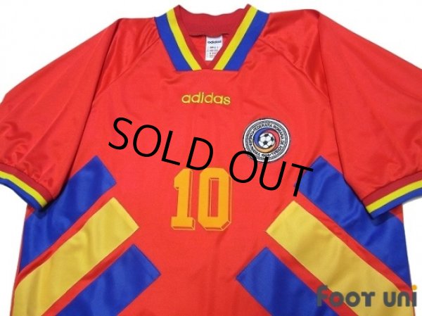 Photo3: Romania 1994 Away Shirt #10 Hagi (3)
