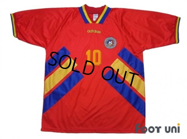 Photo1: Romania 1994 Away Shirt #10 Hagi (1)