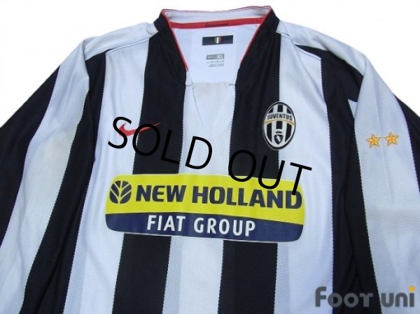 Photo3: Juventus 2007-2008 Home Long Sleeve Shirt (3)