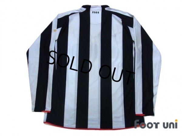 Photo2: Juventus 2007-2008 Home Long Sleeve Shirt (2)