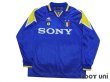 Photo1: Juventus 1995-1996 Away Long Sleeve Shirt Scudetto Patch/Badge Coppa Italia Patch/Badge (1)