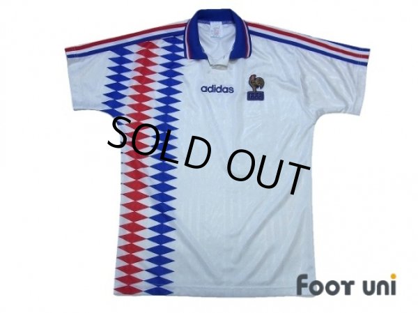 Photo1: France 1994 Away Shirt (1)