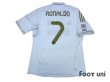 Photo2: Real Madrid 2011-2012 Home Shirt #7 Ronaldo LFP Patch/Badge (2)