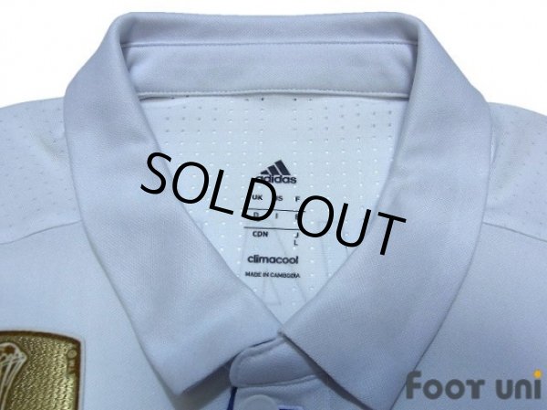 Photo5: Real Madrid Authentic 2016-2017 Home Shirt #7 Ronaldo LFP Patch/Badge (5)