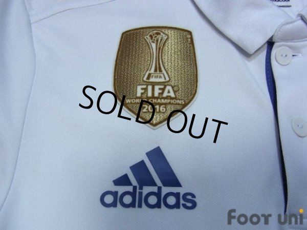 Photo6: Real Madrid Authentic 2016-2017 Home Shirt #7 Ronaldo LFP Patch/Badge (6)