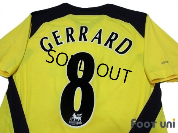 Photo4: Liverpool 2004-2006 Away Shirt #8 Gerrard (4)