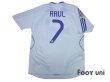 Photo2: Real Madrid 2007-2008 Home Shirt #7 Raul LFP Patch/Badge (2)