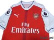 Photo3: Arsenal 2016-2017 Home Authentic Shirt #11 Ozil (3)