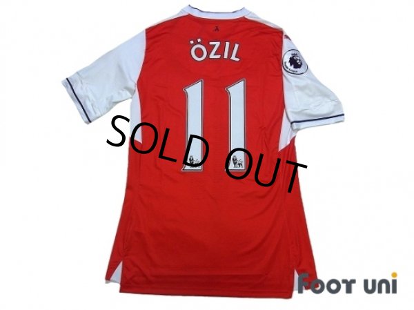 Photo2: Arsenal 2016-2017 Home Authentic Shirt #11 Ozil (2)