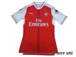 Photo1: Arsenal 2016-2017 Home Authentic Shirt #11 Ozil (1)