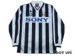 Photo1: Juventus 1995-1996 Home Long Sleeve Shirt Scudetto Patch/Badge (1)