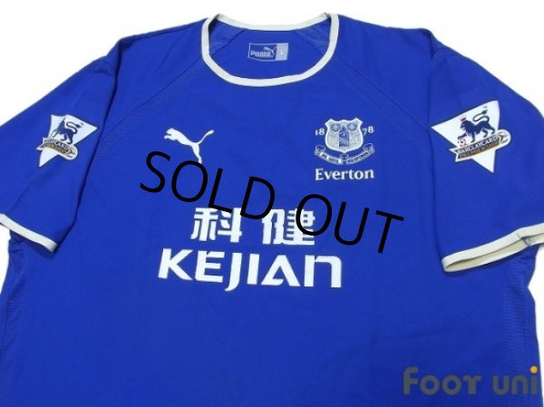 Photo3: Everton 2003-2004 Home Shirt #18 Rooney BARCLAYCARD PREMIERSHIP Patch/Badge (3)
