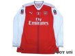 Photo1: Arsenal 2016-2017 Home Long Sleeve Shirt #11 Ozil The Emirates FA CUP Patch/Badge w/tags (1)