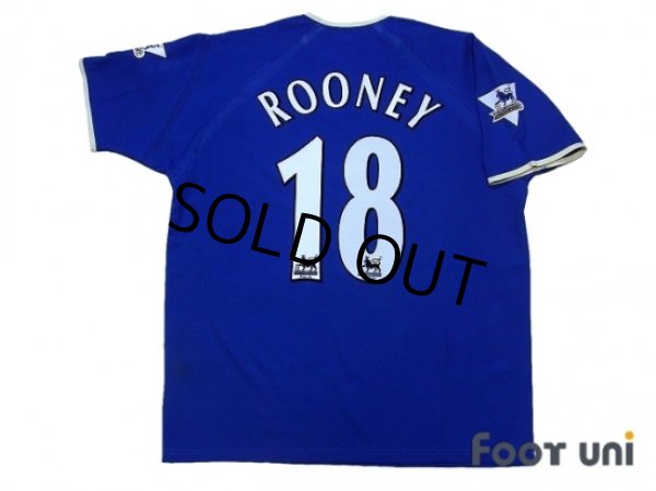 Photo2: Everton 2003-2004 Home Shirt #18 Rooney BARCLAYCARD PREMIERSHIP Patch/Badge (2)