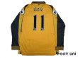 Photo2: Arsenal 2016-2017 Away Long Sleeve Shirt #11 Ozil w/tags (2)