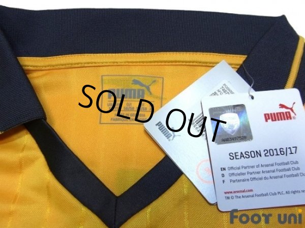 Photo5: Arsenal 2016-2017 Away Long Sleeve Shirt #11 Ozil w/tags (5)