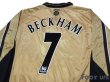 Photo4: Manchester United Centenario Reversible Long Sleeve Shirt #7 Beckham (4)