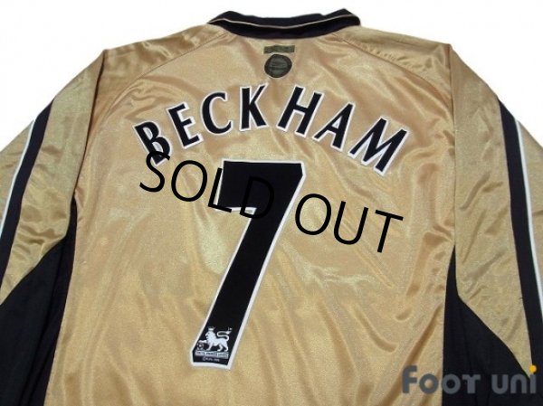 Photo4: Manchester United Centenario Reversible Long Sleeve Shirt #7 Beckham (4)