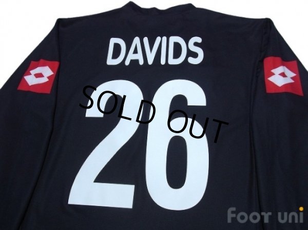 Photo4: Juventus 2001-2002 Away(CL) Long Sleeve Shirt #26 Davids (4)