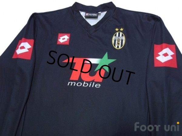 Photo3: Juventus 2001-2002 Away(CL) Long Sleeve Shirt #26 Davids (3)