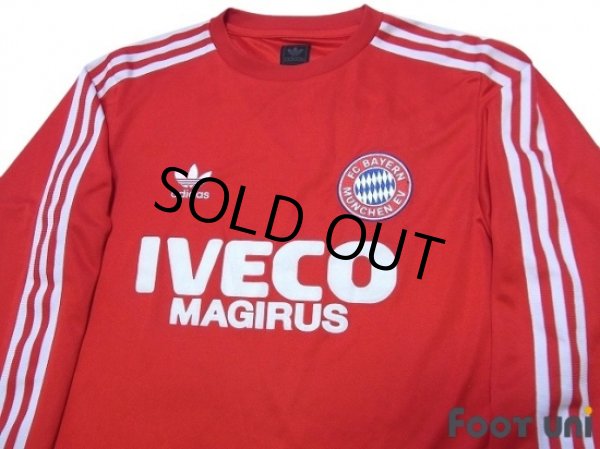 Photo3: Bayern Munchen 1983-1984 Home Reprint L/S Shirt (3)