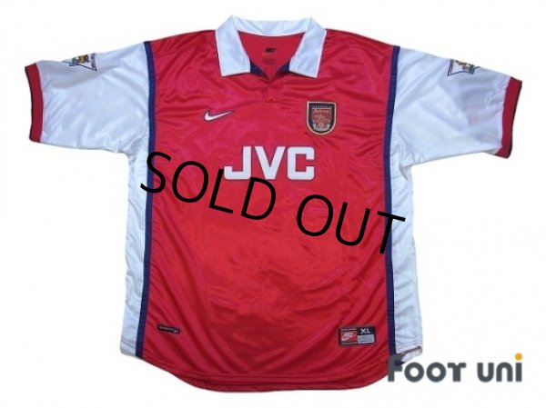 Photo1: Arsenal 1998-1999 Home Shirt #3 Winterburn w/tags (1)