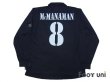 Photo2: Real Madrid 2001-2002 Away L/S Shirt #8 McManaman Centenario Embroidery w/tags (2)