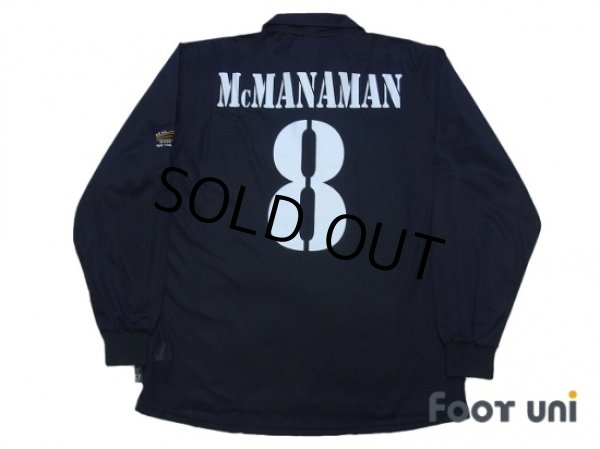 Photo2: Real Madrid 2001-2002 Away L/S Shirt #8 McManaman Centenario Embroidery w/tags (2)