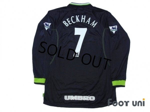 Manchester United 1998-1999 3rd Long Sleeve Shirt #7 Beckham