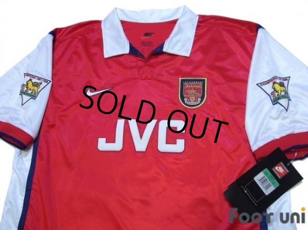 Photo3: Arsenal 1998-1999 Home Shirt #3 Winterburn w/tags (3)