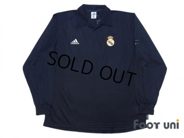 Photo1: Real Madrid 2001-2002 Away L/S Shirt #8 McManaman Centenario Embroidery w/tags (1)