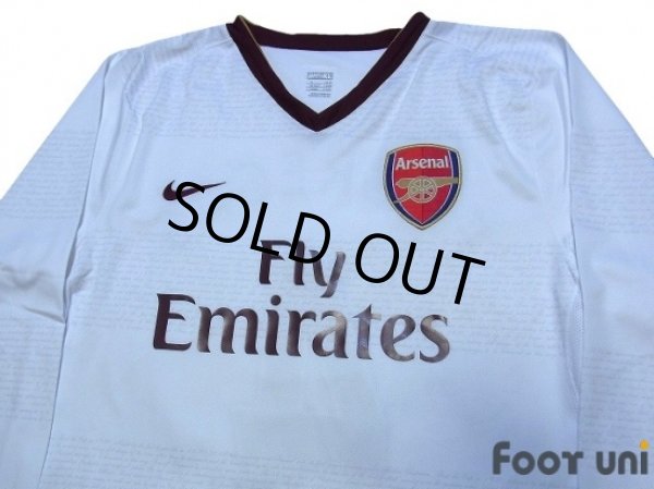 Photo3: Arsenal 2007-2008 Away Authentic Long Sleeve Shirt #4 Fabregas (3)