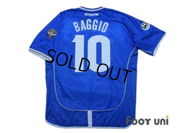 Photo2: Brescia 2002-2003 Home Shirt #10 Baggio Lega Calcio Patch/Badge (2)