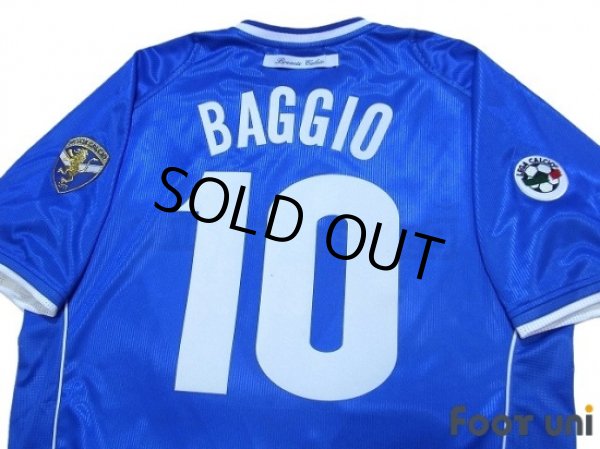 Photo4: Brescia 2002-2003 Home Shirt #10 Baggio Lega Calcio Patch/Badge (4)