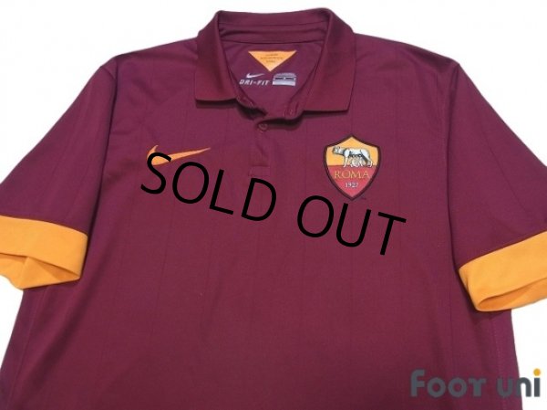 Photo3: AS Roma 2014-2015 Home Shirt (3)