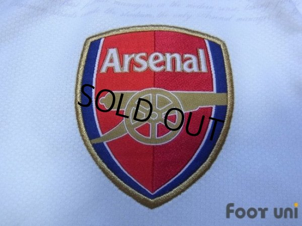 Photo6: Arsenal 2007-2008 Away Authentic Long Sleeve Shirt #4 Fabregas (6)