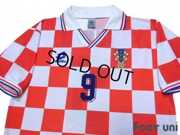 Photo3: Croatia 1995 Home Shirt #9 Suker (3)