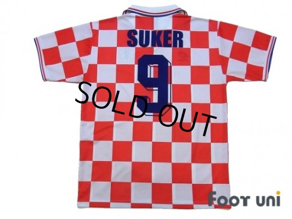 Photo2: Croatia 1995 Home Shirt #9 Suker (2)