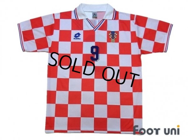 Photo1: Croatia 1995 Home Shirt #9 Suker (1)