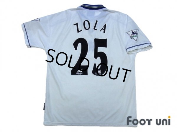 Photo2: Chelsea 1998-2000 Away Shirt #25 Zola The F.A. Premier League Patch/Badge (2)