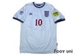 Photo1: England Euro 2000 Home Shirt #10 Owen UEFA Euro 2000 Patch/Badge UEFA Fair Play Patch/Badge (1)