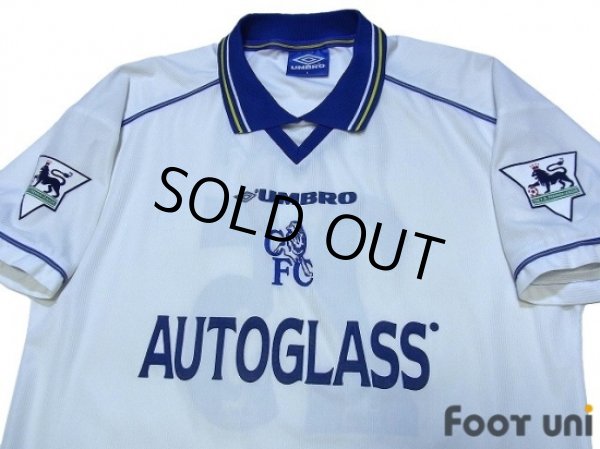 Photo3: Chelsea 1998-2000 Away Shirt #25 Zola The F.A. Premier League Patch/Badge (3)