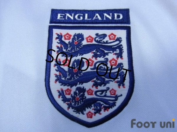 Photo7: England Euro 2000 Home Shirt #10 Owen UEFA Euro 2000 Patch/Badge UEFA Fair Play Patch/Badge (7)