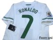 Photo4: Portugal 2010 Away Authentic Shirt #7 Ronaldo w/tags (4)