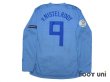 Photo2: Netherlands 2008 Away Authentic Long Sleeve Shirt #9 v. Nistelrooy UEFA Euro Qualifiers 2008 Patch/Badge w/tags (2)