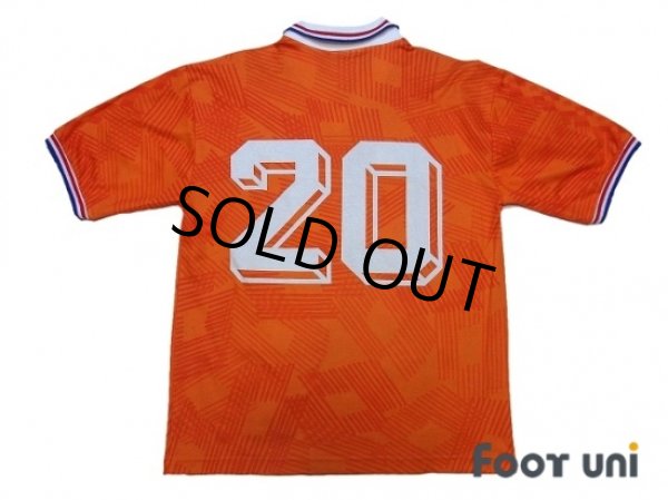 Photo2: Netherlands Euro 1992 Home Shirt #20 (2)