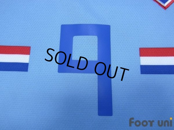 Photo7: Netherlands 2008 Away Authentic Long Sleeve Shirt #9 v. Nistelrooy UEFA Euro Qualifiers 2008 Patch/Badge w/tags (7)