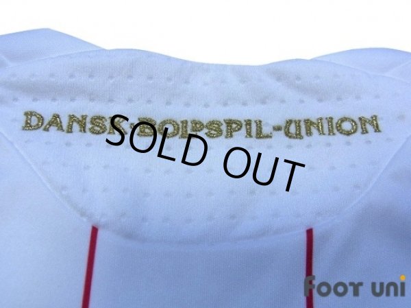 Photo6: Denmark 2008 Away Authentic Long Sleeve Shirt (6)