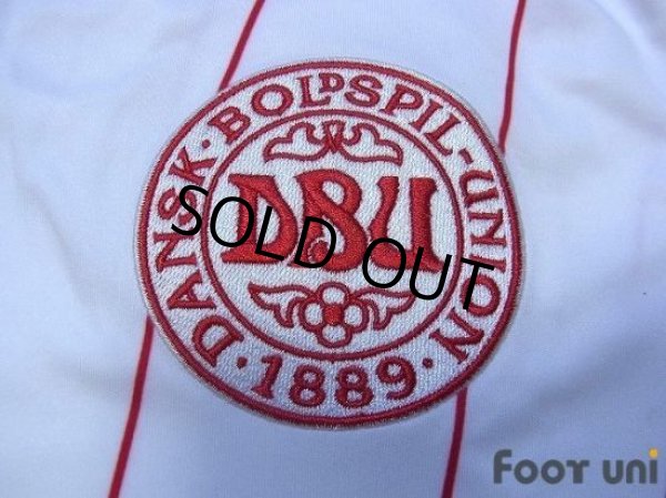 Photo5: Denmark 2008 Away Authentic Long Sleeve Shirt (5)
